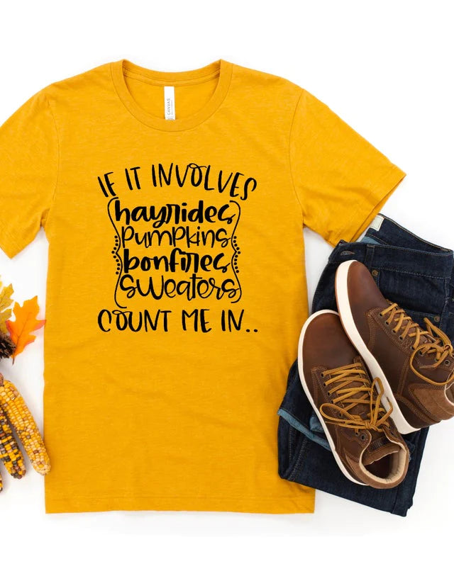 If it Involves Hayrides, Pumpkins, Bonfires, Sweaters count me in