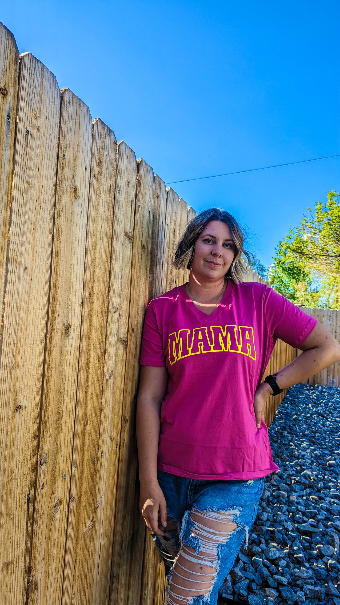Mama Crew Neck T-Shirt
