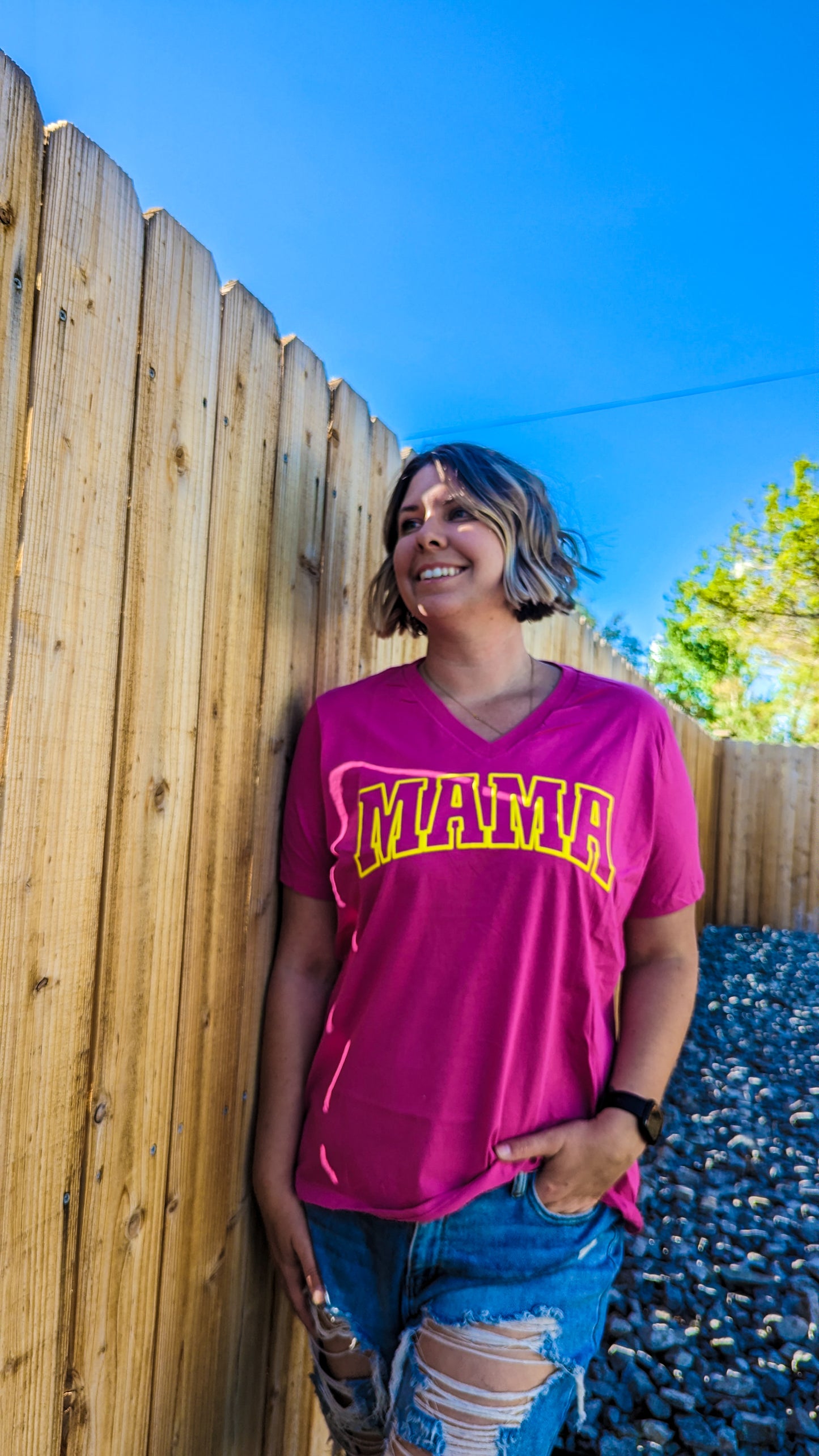 Mama Crew Neck T-Shirt