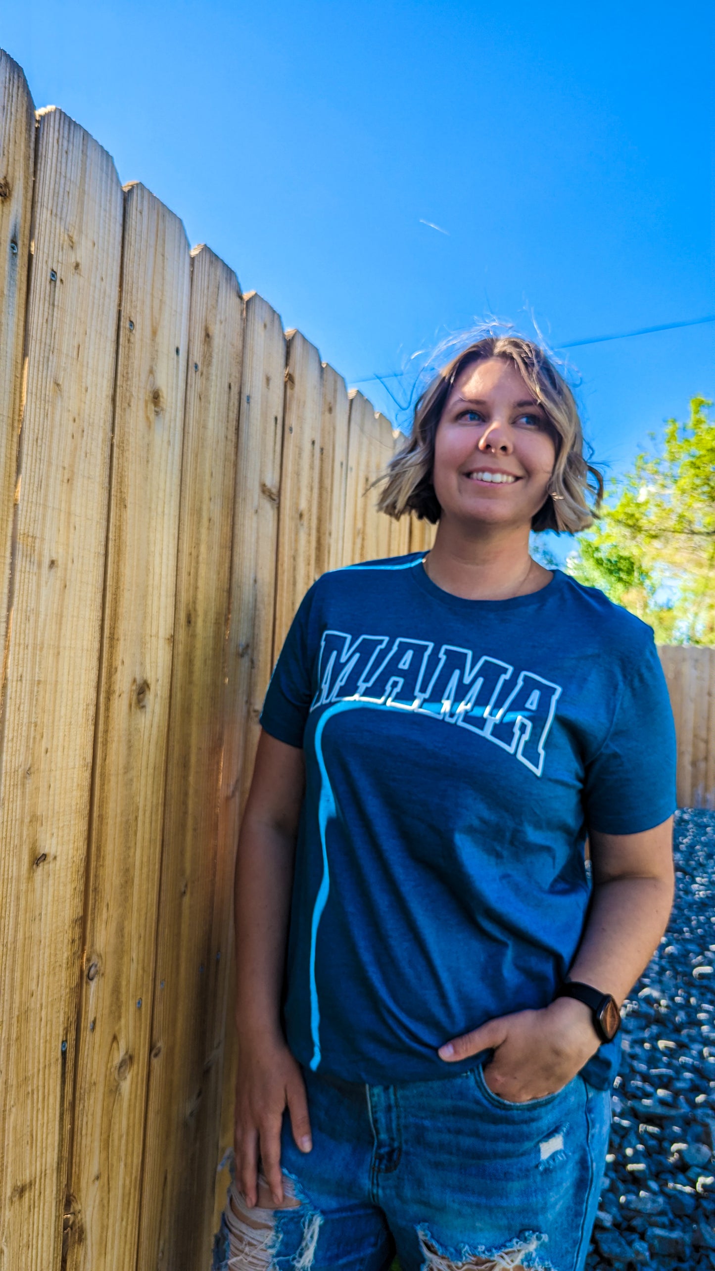 Mama Crew Neck T-Shirt