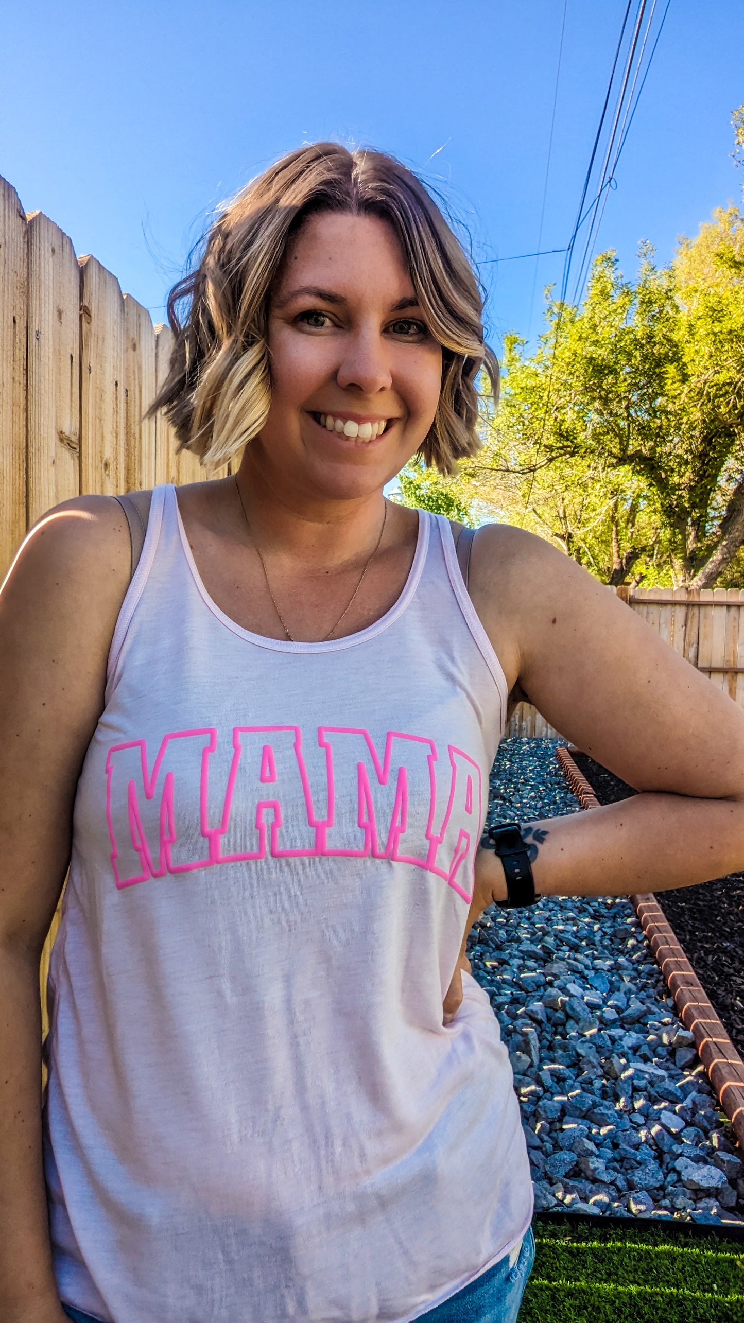 Mama racerback Tank Top