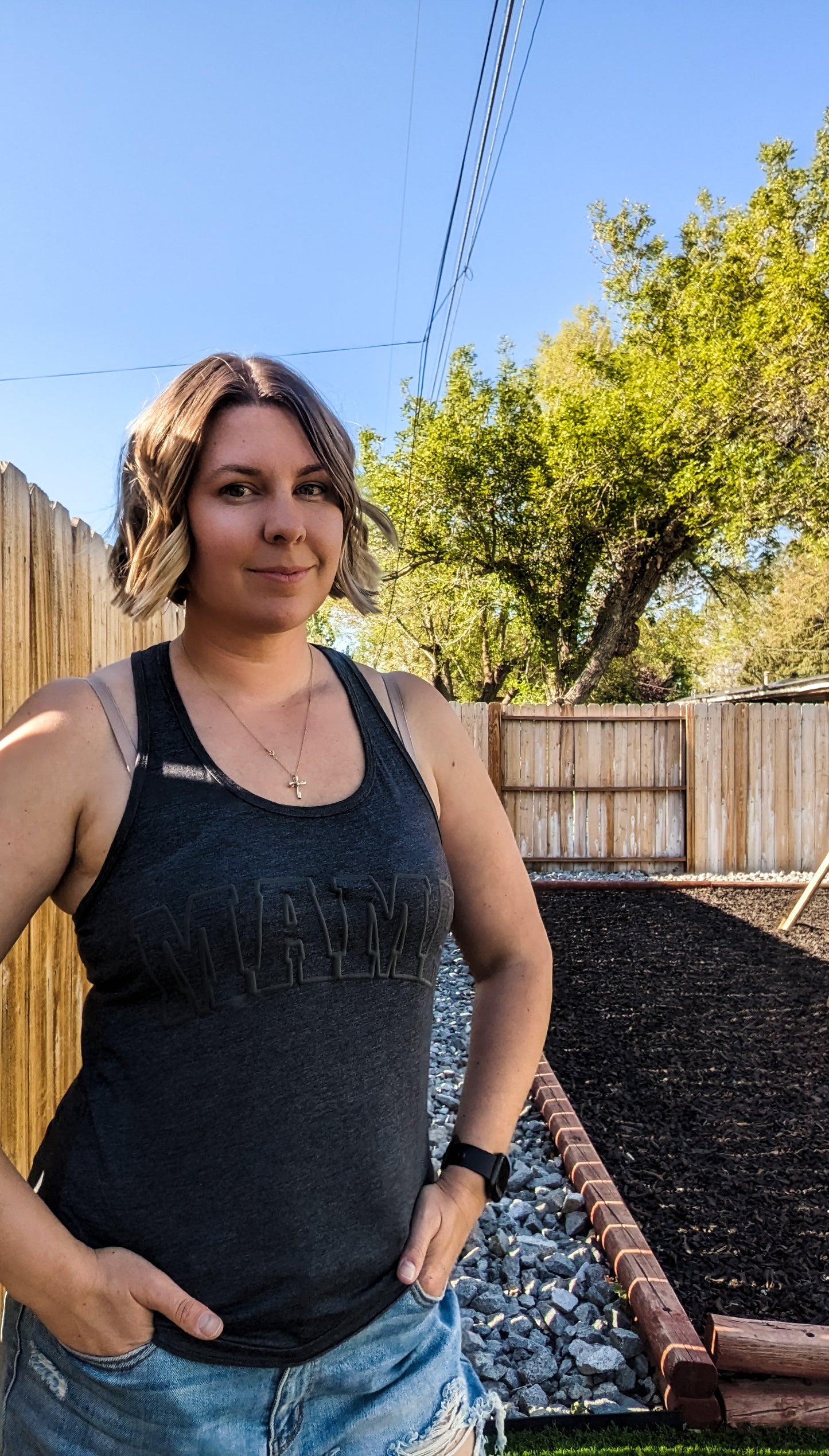 Mama racerback Tank Top