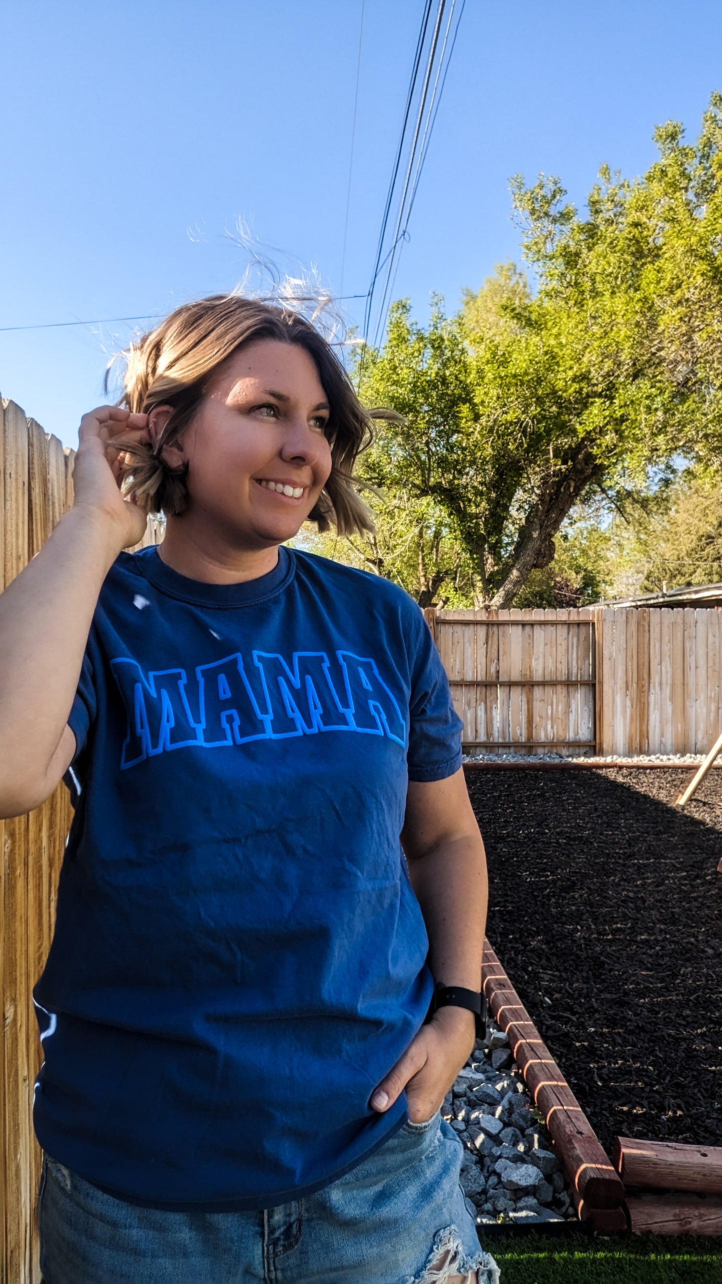 Mama Crew Neck T-Shirt