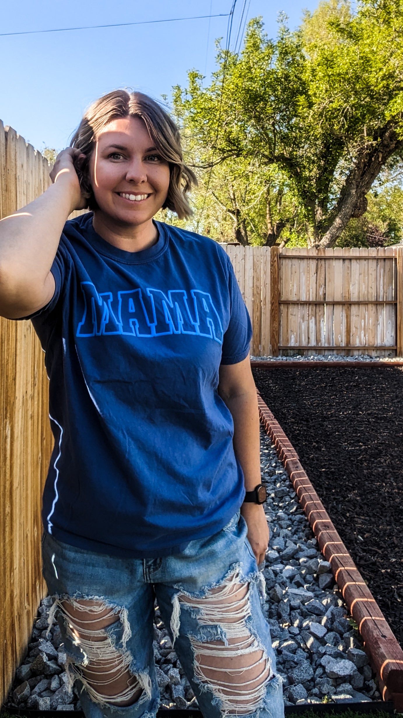 Mama Crew Neck T-Shirt