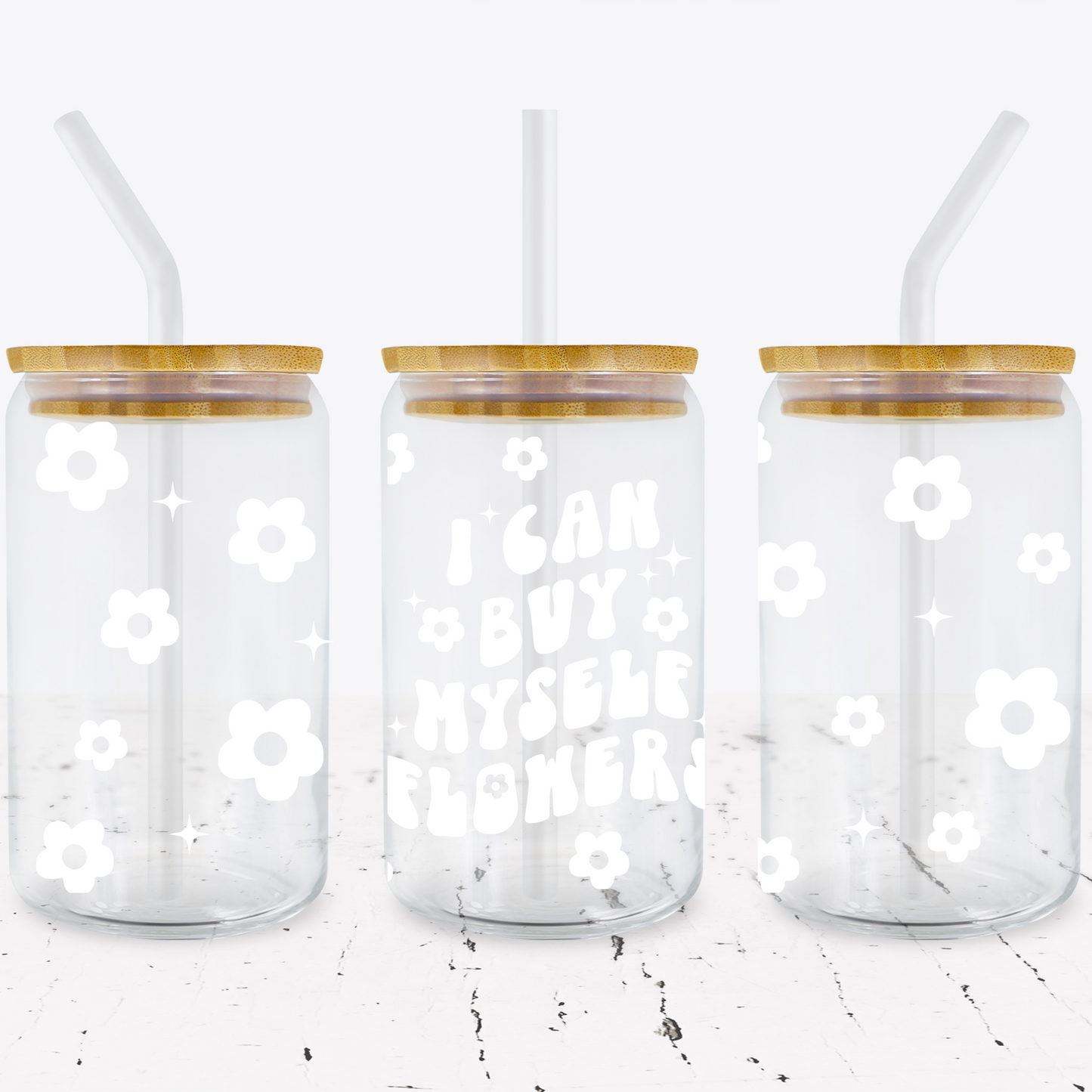 I Can Buy Myself Flowers (White)