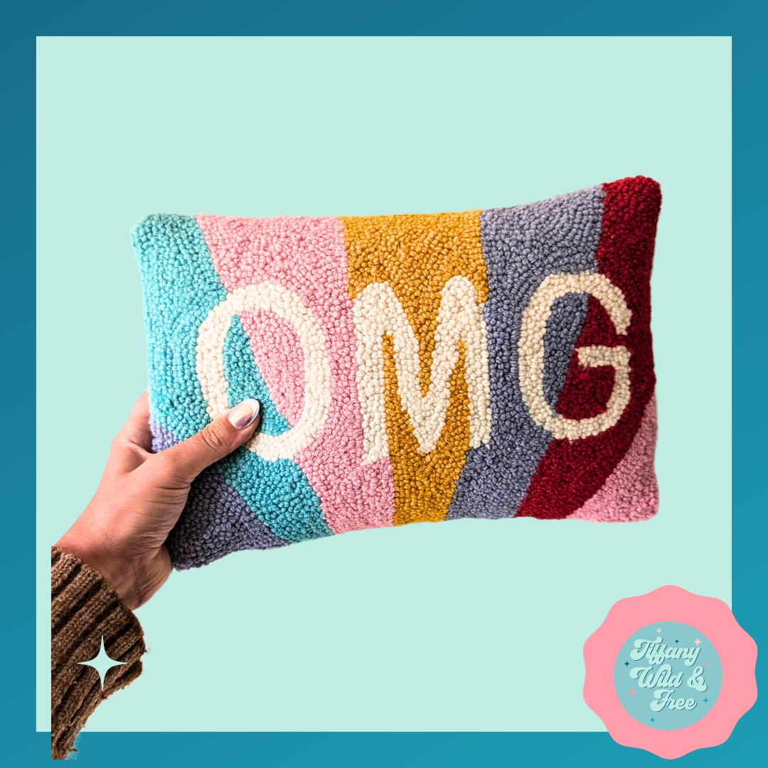 OMG Tufted Pillow