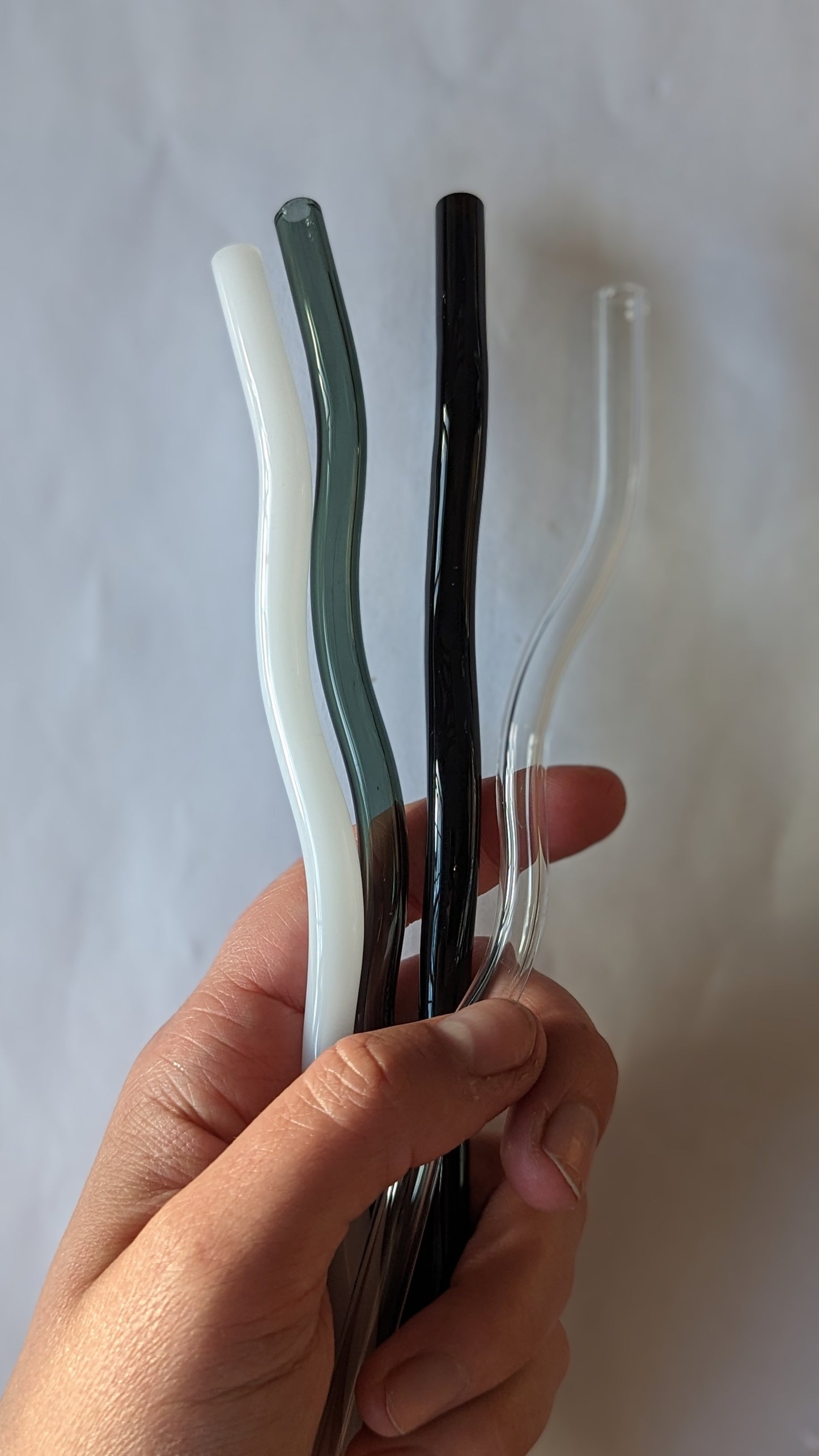 Wavy Glass Straw