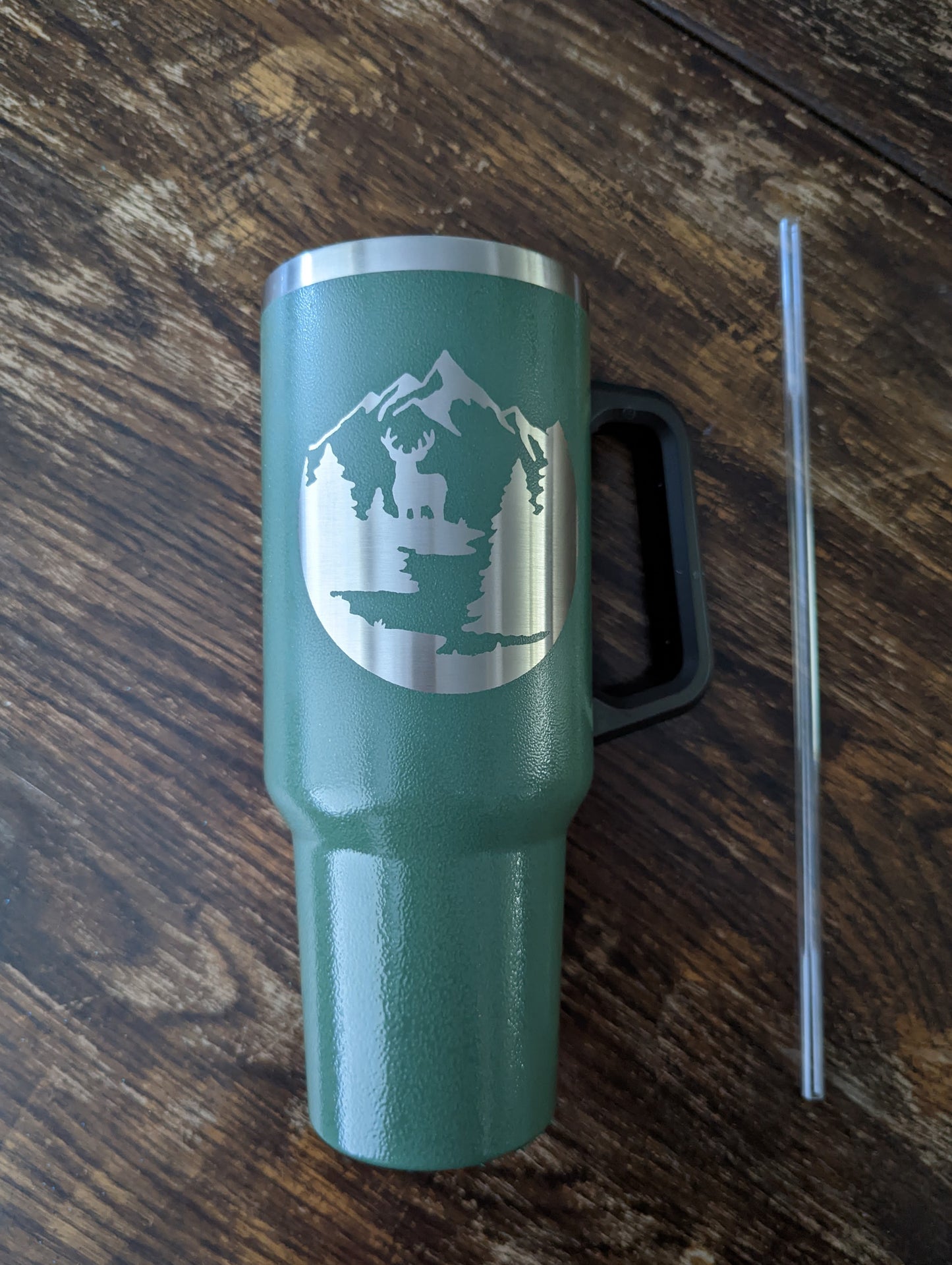 (Custom) 40 oz Stanley Style Tumbler