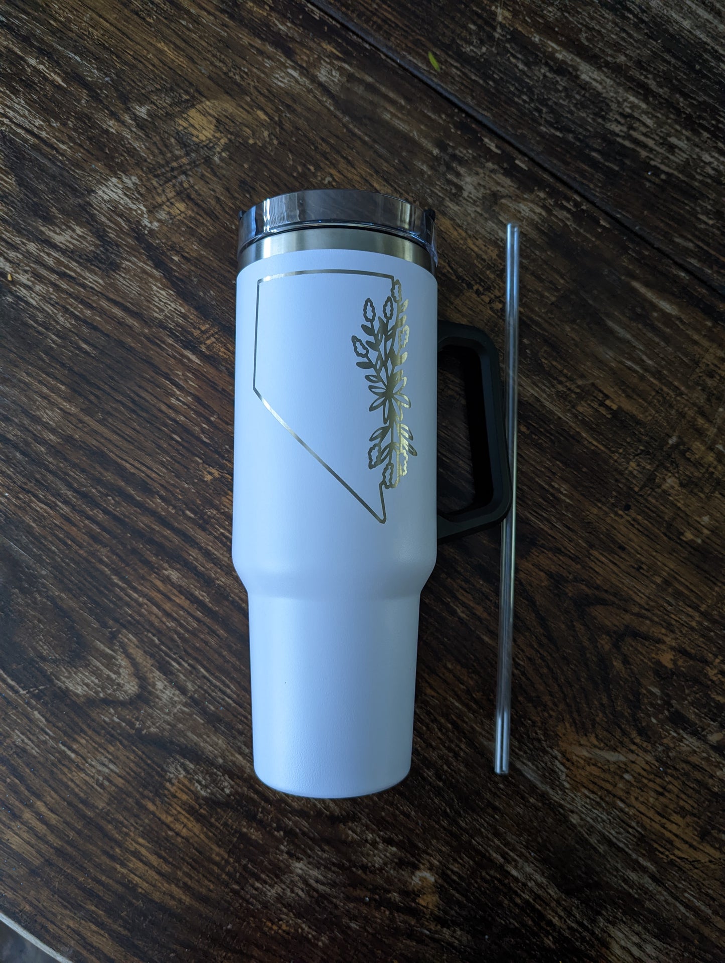 (Custom) 40 oz Stanley Style Tumbler