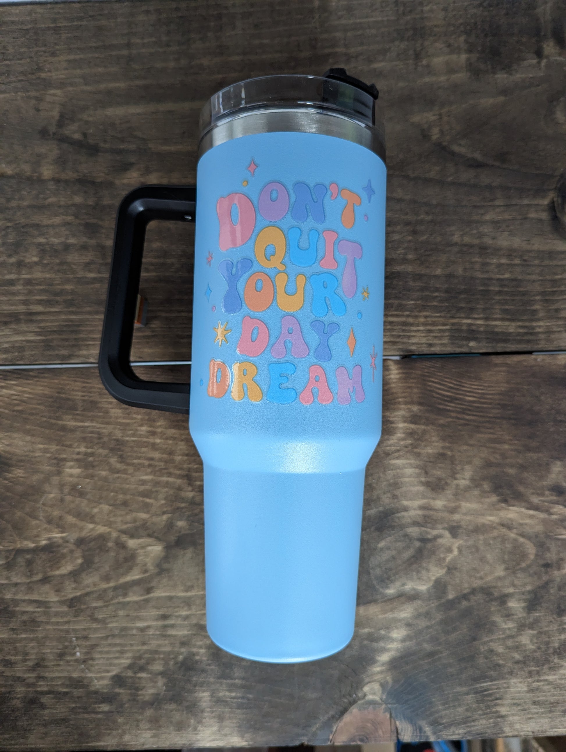 40 oz Mug Custom Stanley Style Tumbler – Tiffany Wild and Free