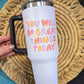 (Custom) 40 oz  Stanley Style Tumbler